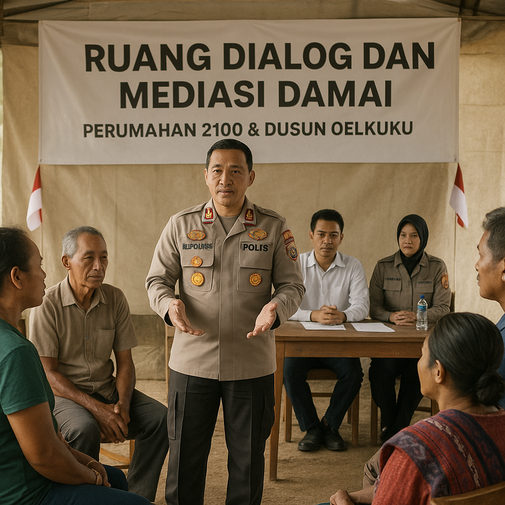 Kapolres Kupang Buka Ruang Dialog dan Mediasi Damai, Dorong Penyelesaian Konflik di Fatuleu