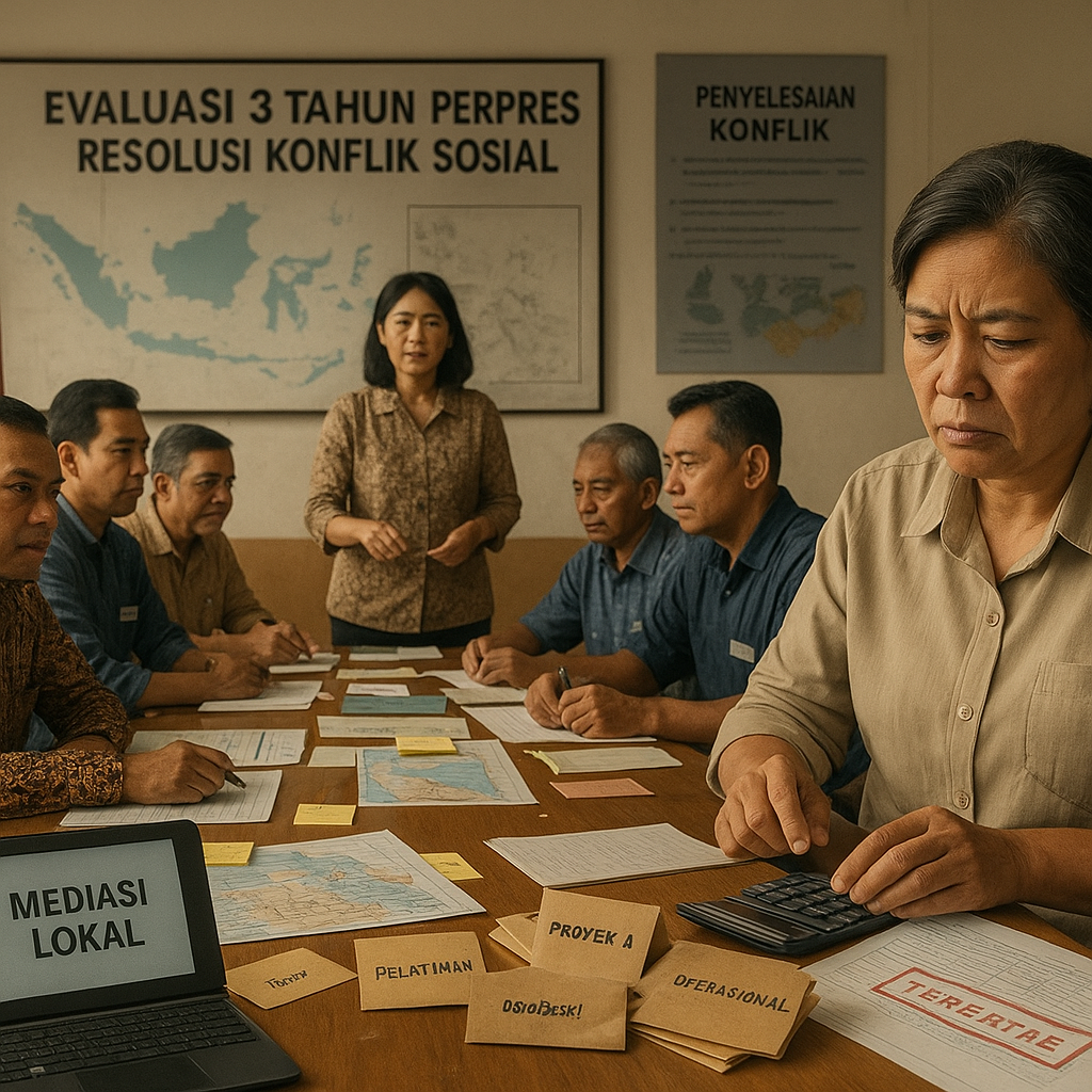 Evaluasi 3 Tahun Perpres Resolusi Konflik Sosial: Peningkatan Mediasi Lokal, Tantangan Pendanaan Berkelanjutan