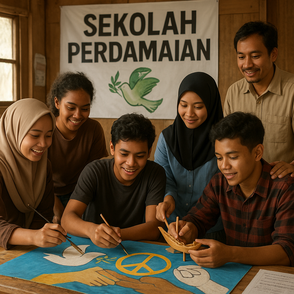 Inisiatif 'Sekolah Perdamaian' di Ambon Kurangi Prasangka Anak Muda Antaragama