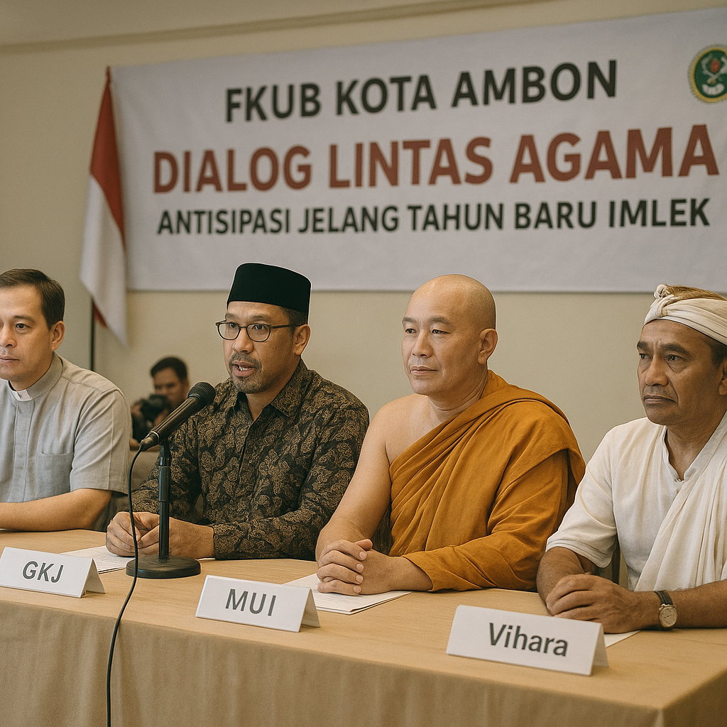 FKUB Kota Ambon Gelar Dialog Lintas Agama untuk Antisipasi Jelang Tahun Baru Imlek