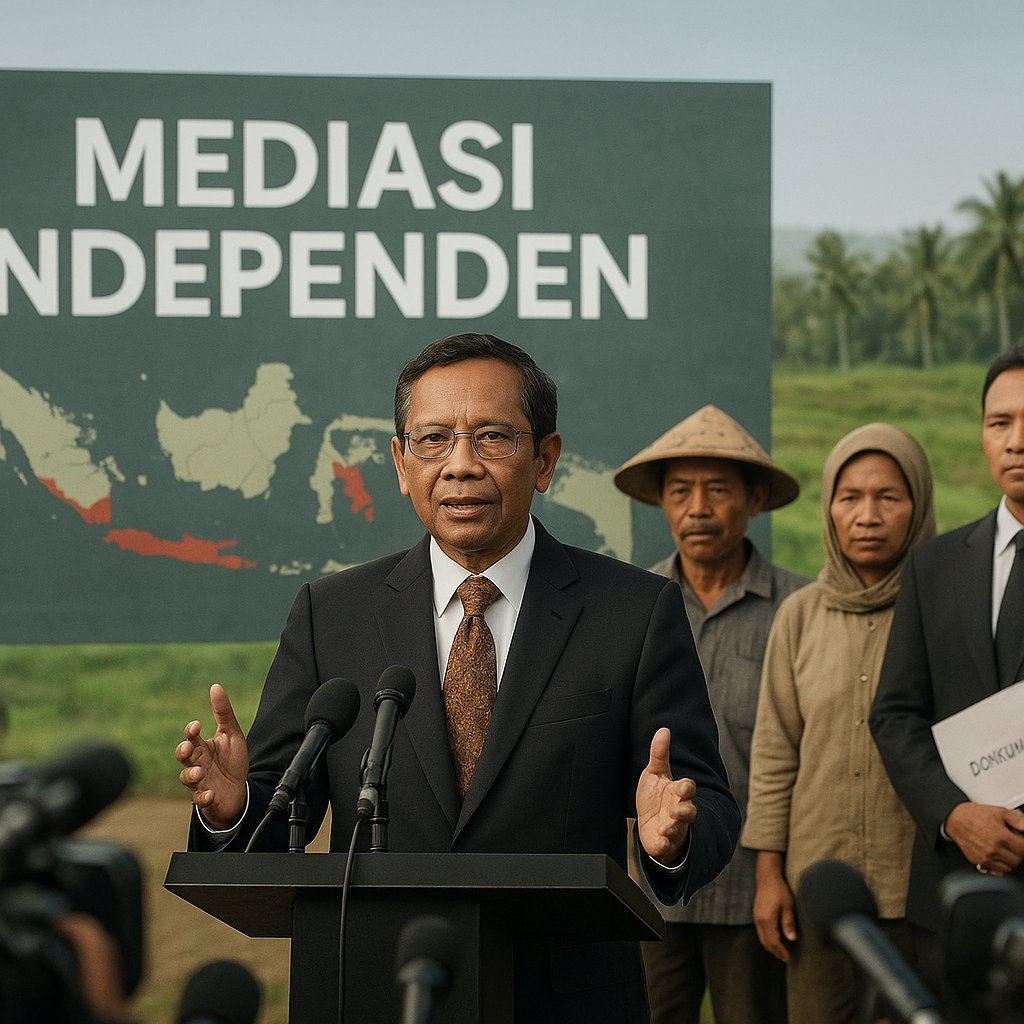 Mahfud MD: Penyelesaian Konflik Agraria Harus Melibatkan Mediasi Independen