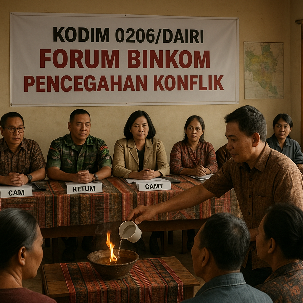 Kodim 0206/Dairi Ingatkan Bahaya Konflik Sosial: Api Kecil Harus Dipadamkan Sejak Dini