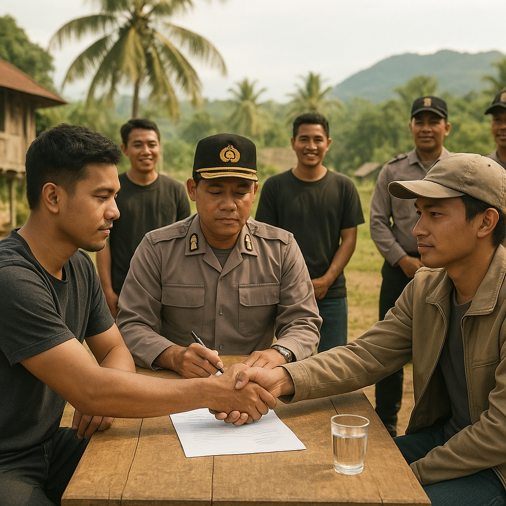 Polisi di Agam Mediasi Bentrok antar Pemuda Subang Subang dengan Pemuda Katiagan Pasaman Barat