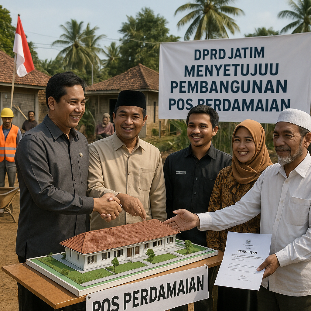 Pembangunan Pos Perdamaian di Daerah Rawan Konflik Disetujui DPRD Jatim