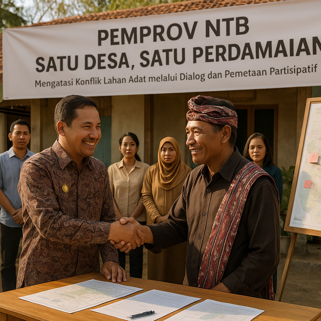Pemprov NTB Luncurkan Program 'Satu Desa, Satu Perdamaian' untuk Atasi Konflik Lahan Adat
