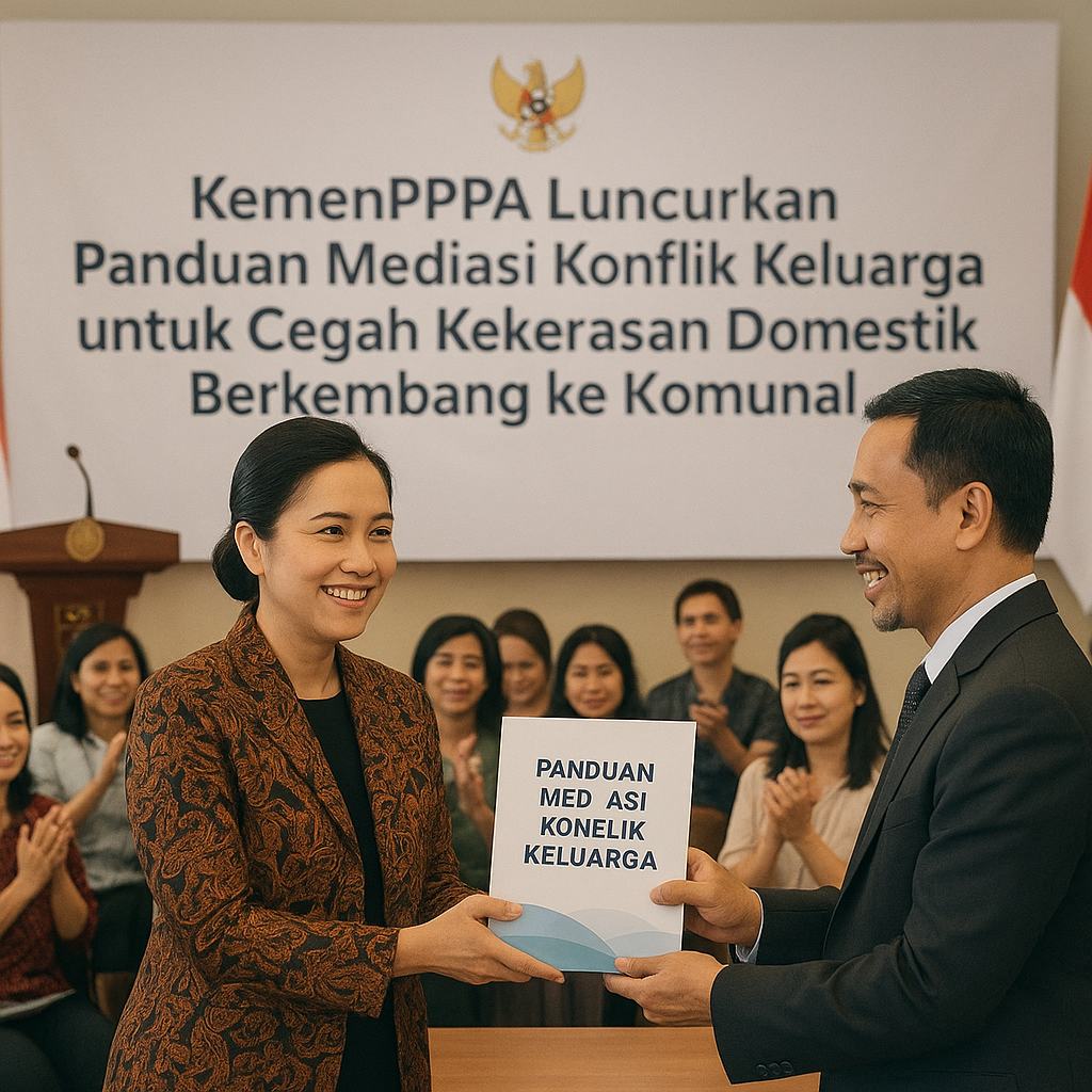 KemenPPPA Luncurkan Panduan Mediasi Konflik Keluarga untuk Cegah Kekerasan Domestik Berkembang ke Komunal