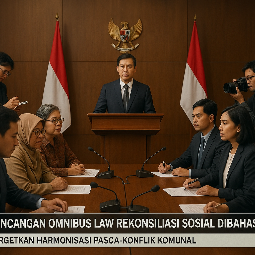 Rancangan Omnibus Law Rekonsiliasi Sosial Dibahas DPR, Targetkan Harmonisasi Pasca-Konflik Komunal