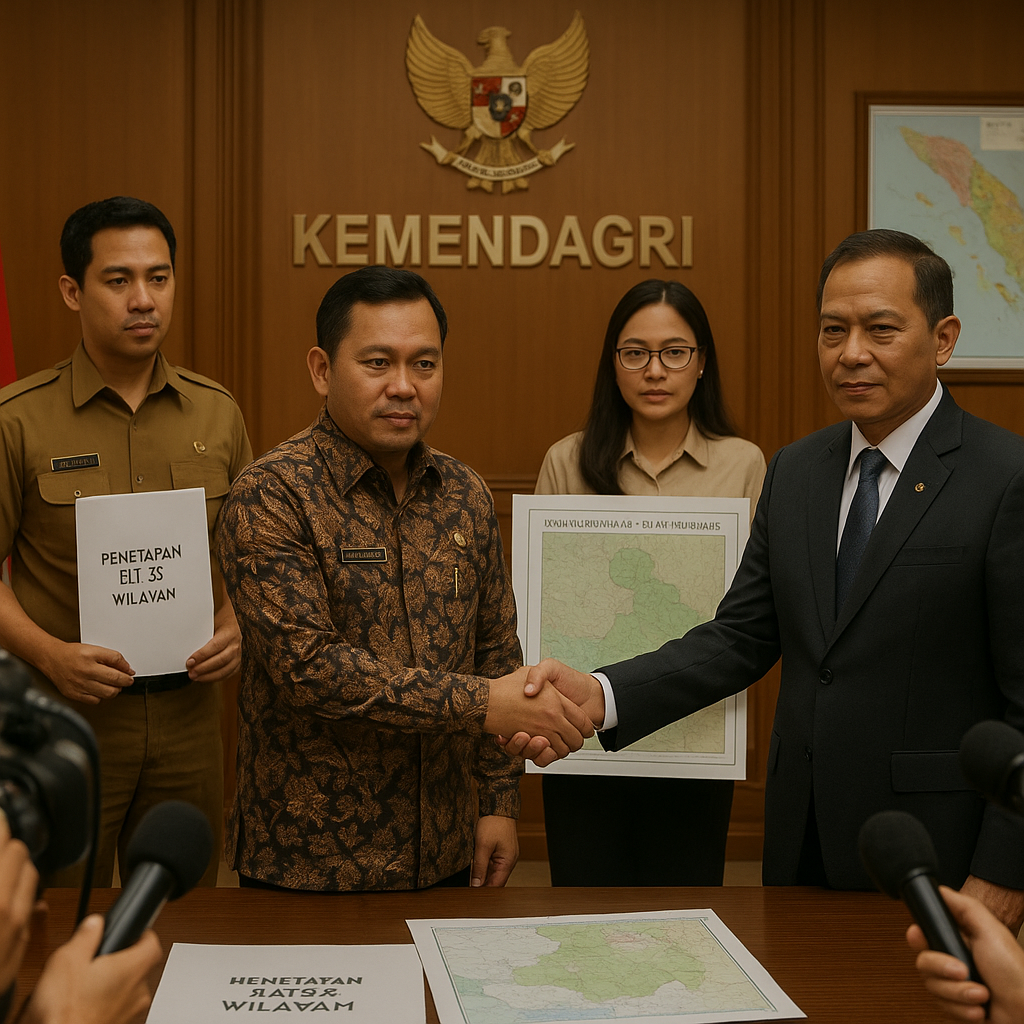 Redam Konflik Batas Wilayah Solok-Tanah Datar, Bupati Eka Putra Datangi Kemendagri