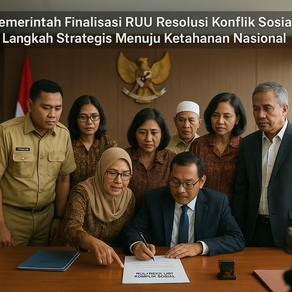 Pemerintah Finalisasi RUU Resolusi Konflik Sosial: Langkah Strategis Menuju Ketahanan Nasional