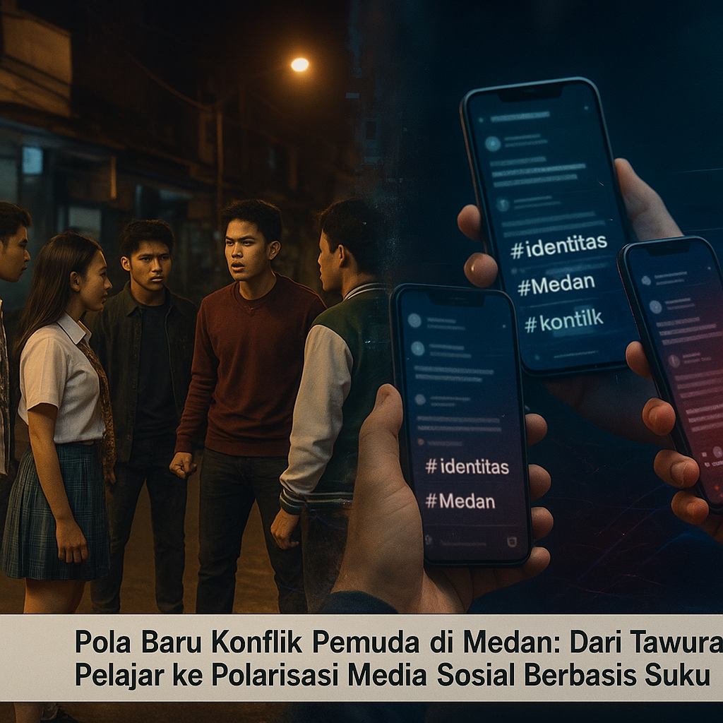 Pola Baru Konflik Pemuda di Medan: Dari Tawuran Pelajar ke Polarisasi Media Sosial Berbasis Suku