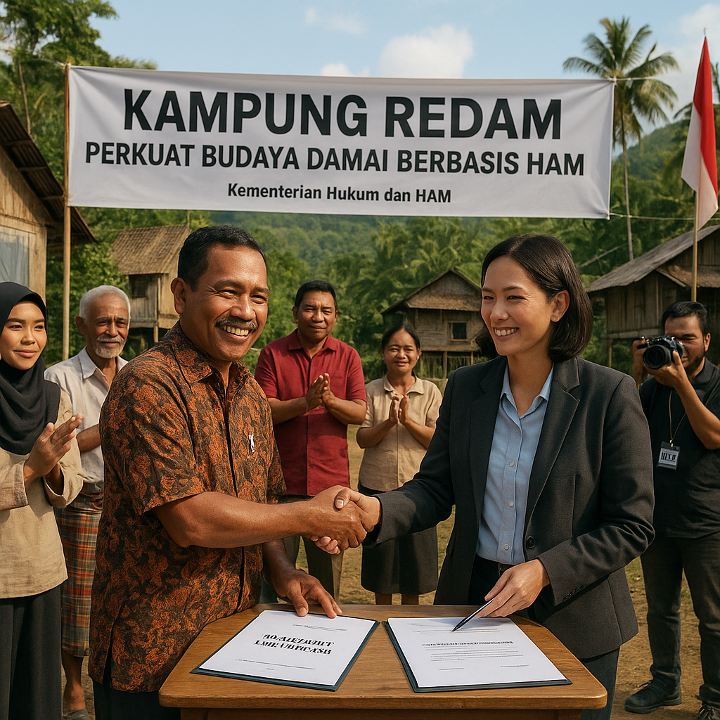 KemenHAM Dorong Pembentukan Kampung REDAM di Sulawesi Selatan untuk Perkuat Budaya Damai Berbasis HAM