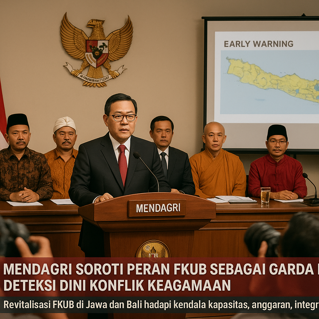 Mendagri Soroti Peran FKUB sebagai Garda Depan Deteksi Dini Konflik Keagamaan