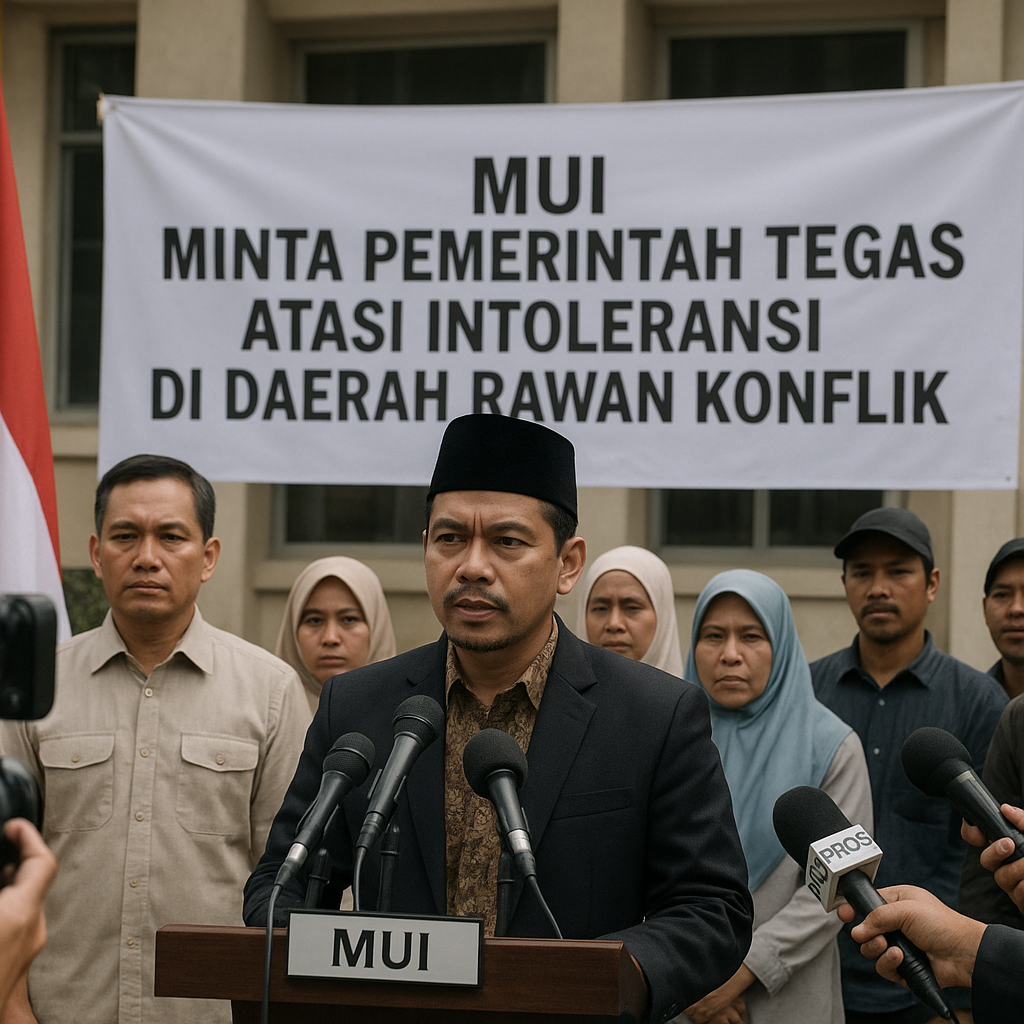 MUI Minta Pemerintah Tegas Atasi Intoleransi di Daerah Rawan Konflik
