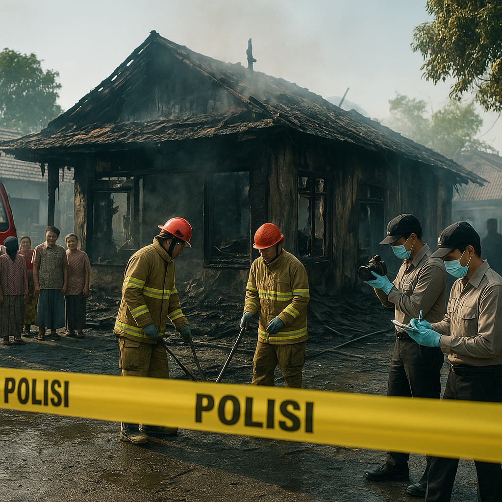 Baru Sebulan Bebas dari Penjara, Pemuda di Demak Nekat Bakar Rumah Mantan Kades gara-gara Dendam Lama