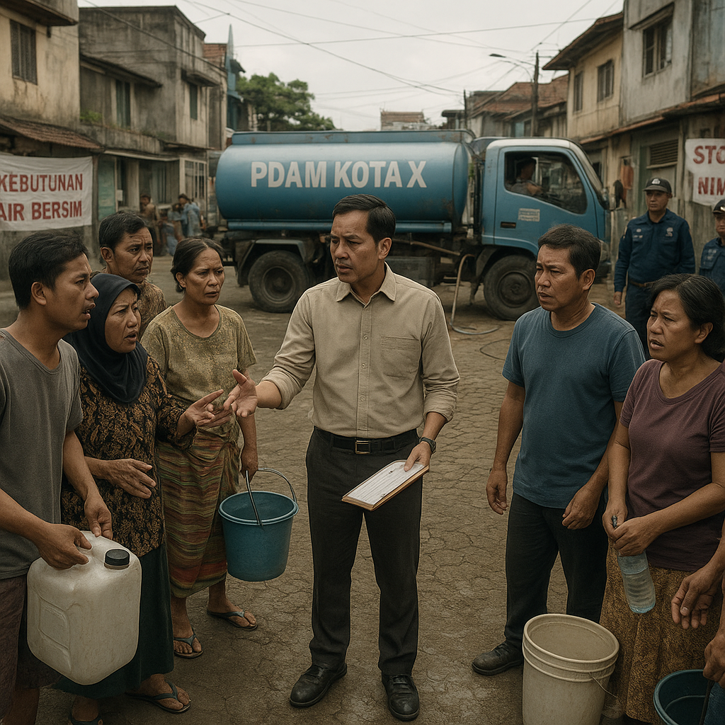 Peningkatan Ketegangan Antarwarga di Kota X: Analisis Konflik Sumber Daya Air