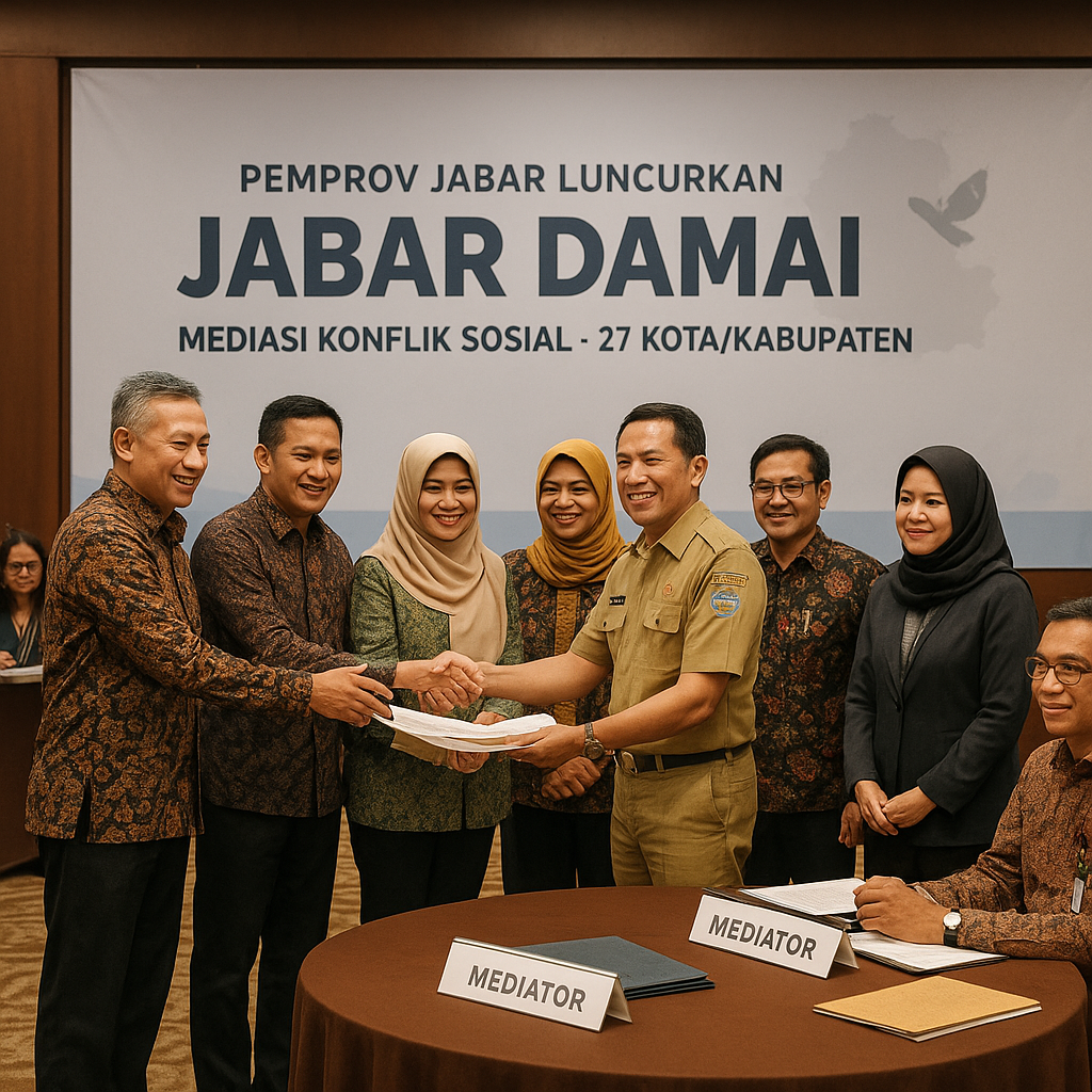 Pemprov Jabar Luncurkan Program "Jabar Damai" untuk Mediasi Konflik Sosial di 27 Kota/Kabupaten