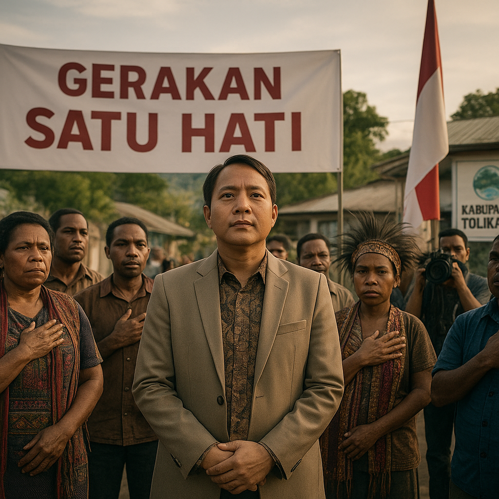 Pasca-Konflik Tolikara, Bupati Canangkan Gerakan 'Satu Hati' untuk Pemulihan dan Reintegrasi Sosial