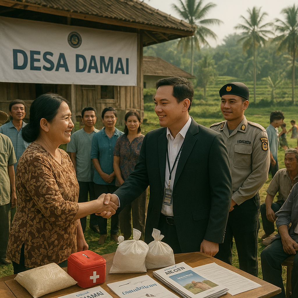 Kebijakan 'Desa Damai' Kemenko Polhukam: Integrasi Pendekatan Keamanan dan Kesejahteraan untuk Redam Konflik Horizontal