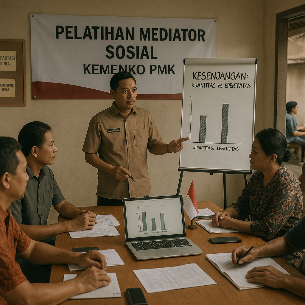 Evaluasi Kebijakan Pelatihan Mediator Sosial oleh Kemenko PMK: Perlu Sinergi Data dan Adaptasi Lokal