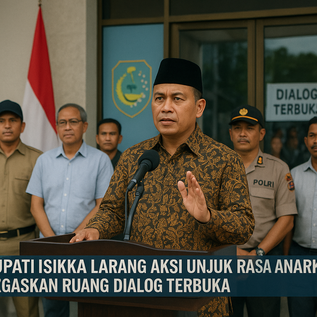 Bupati Sikka Larang Aksi Unjuk Rasa Anarkis, Tegaskan Ruang Dialog Terbuka