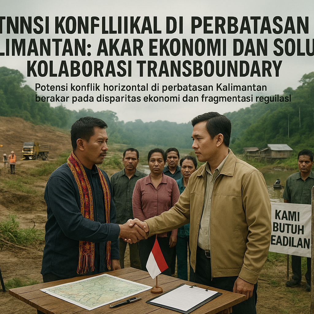 Potensi Konflik Horizontal di Perbatasan Kalimantan: Akar Ekonomi dan Solusi Kolaborasi Transboundary