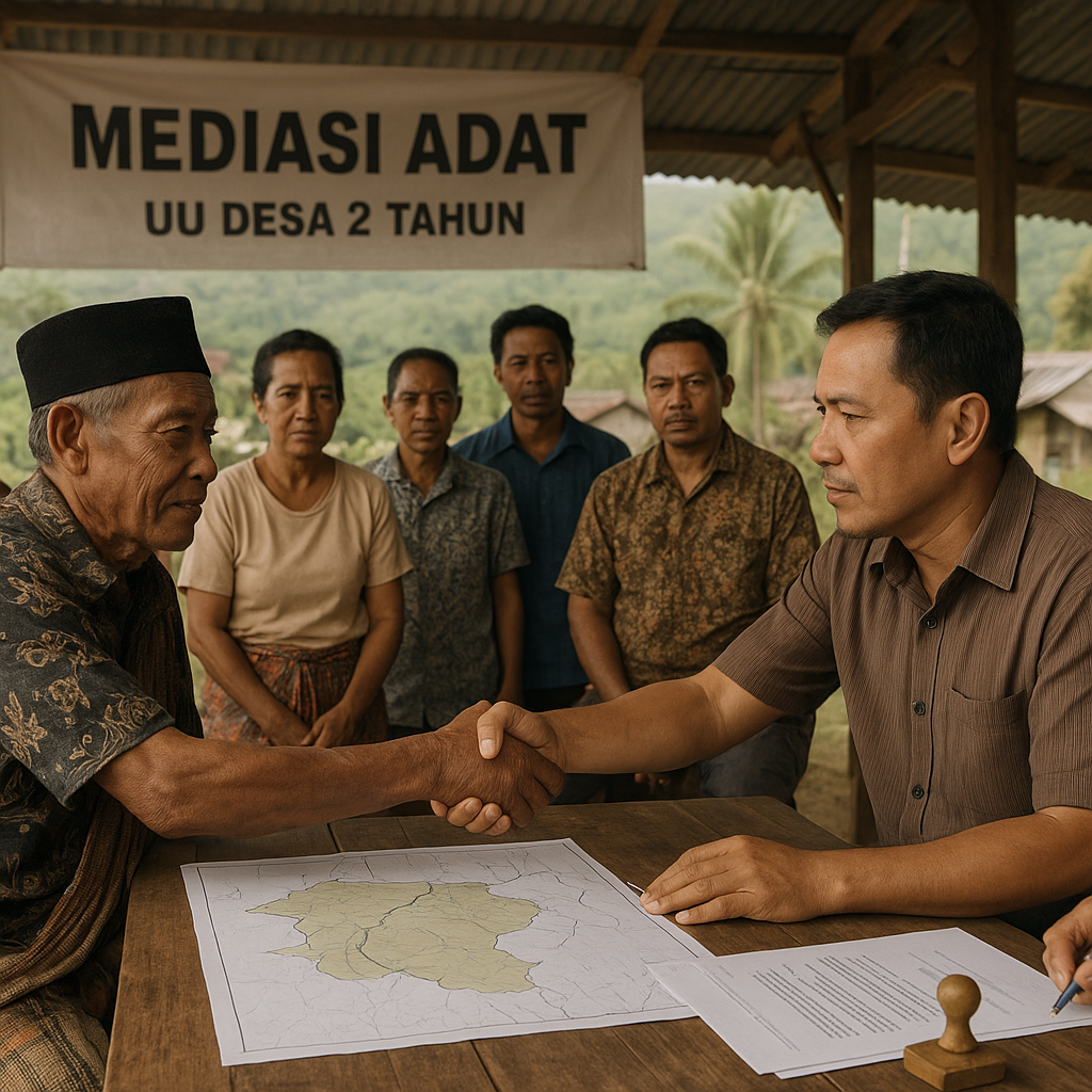 Evaluasi Dua Tahun, UU Desa tentang Mediasi Adat Kurangi Konflik Lahan di Sulawesi Tengah
