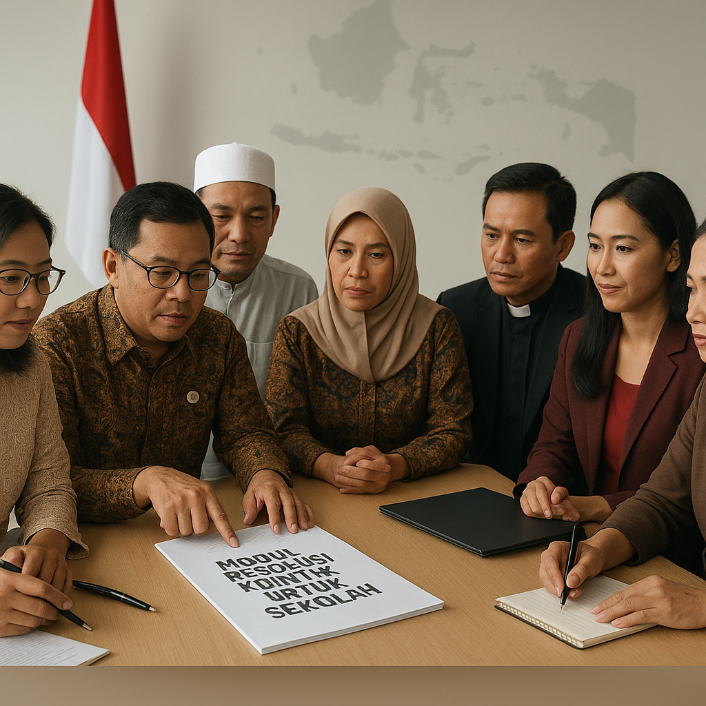 Kemenkopolhukam Gandeng Ormas Islam dan Kristen Rancang Modul Resolusi Konflik untuk Sekolah