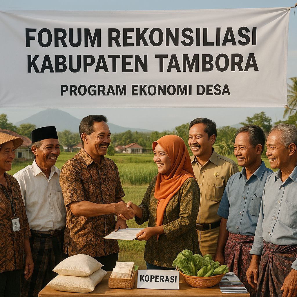 Inisiatif Rekonsiliasi dan Ekonomi Berhasil Meredakan Konflik Komunal di Kabupaten Tambora