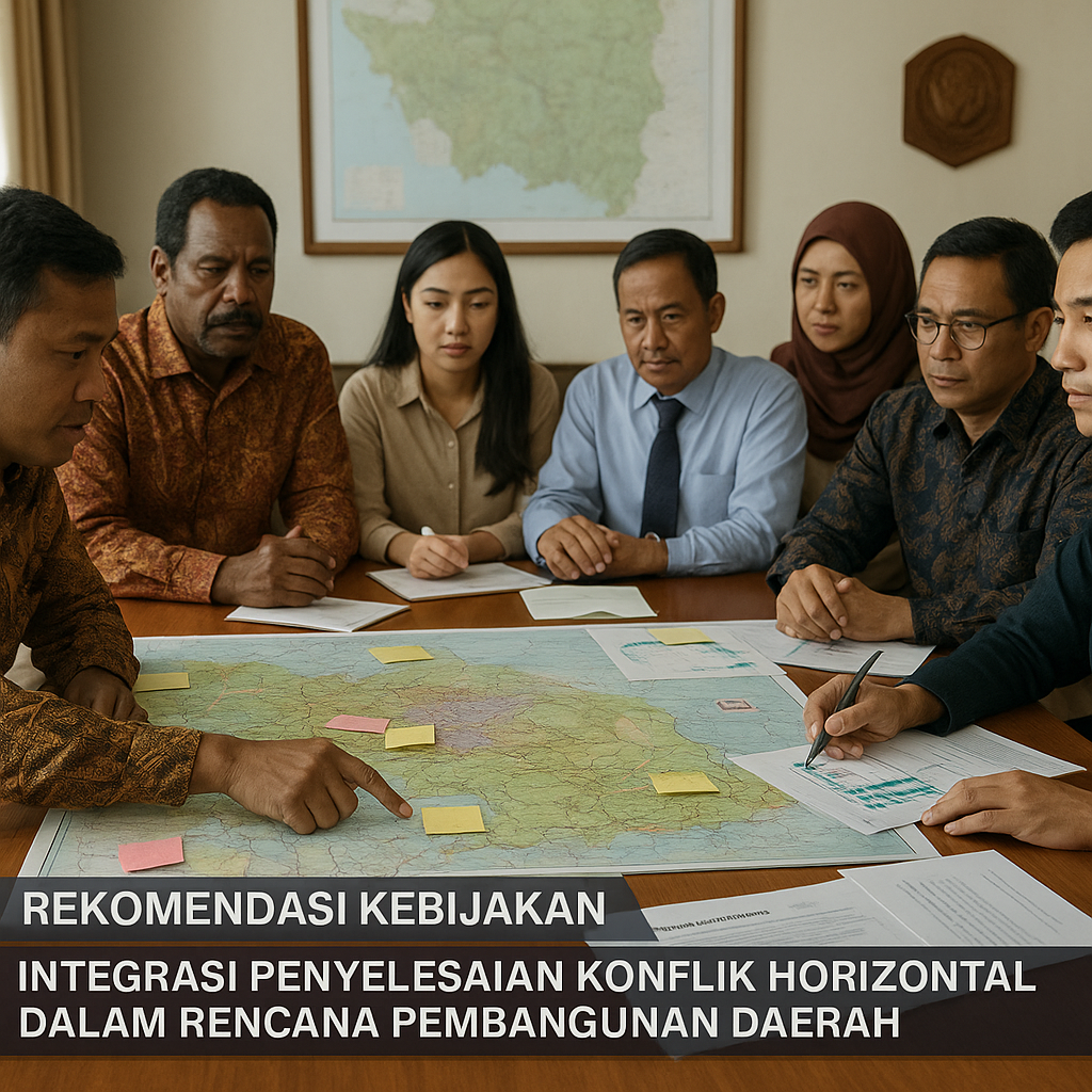 Rekomendasi Kebijakan: Integrasi Penyelesaian Konflik Horizontal dalam Rencana Pembangunan Daerah