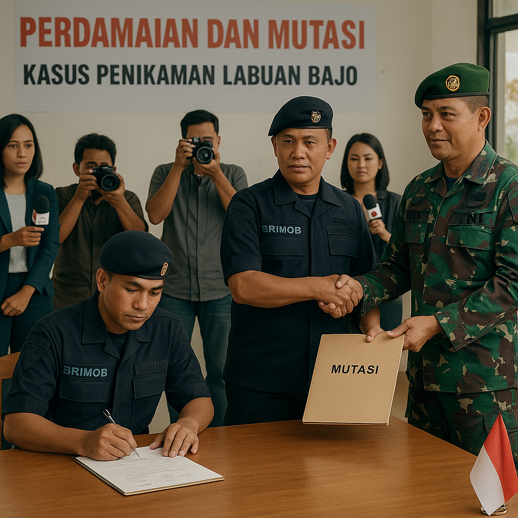 Kasus Penikaman Brimob oleh TNI di Labuan Bajo Diselesaikan dengan Perdamaian dan Mutasi: Sebuah Model Resolusi Konflik Vertikal?