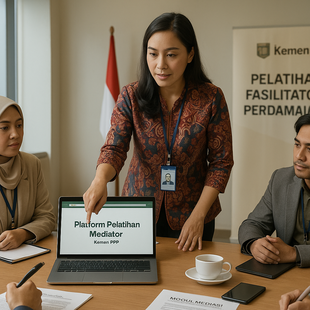 Tingkatkan Kapasitas Mediator, Kemen PPP Luncurkan Platform Pelatihan Daring untuk Fasilitator Perdamaian