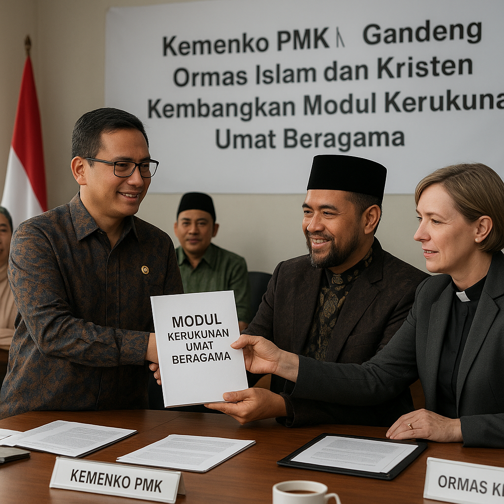 Kemenko PMK Gandeng Ormas Islam dan Kristen Kembangkan Modul Kerukunan Umat Beragama