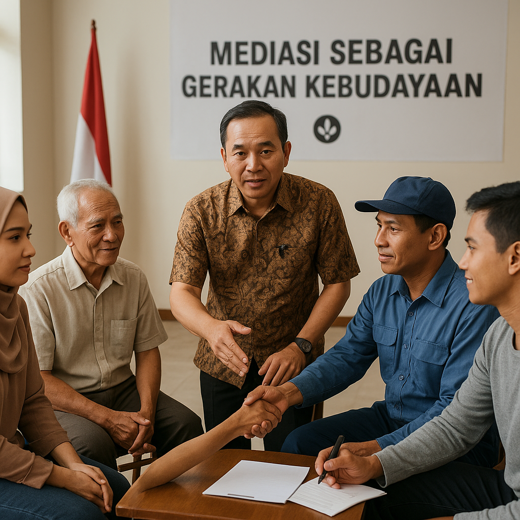 Konsep 'Mediasi sebagai Gerakan Kebudayaan' Digaungkan ke Tingkat Nasional