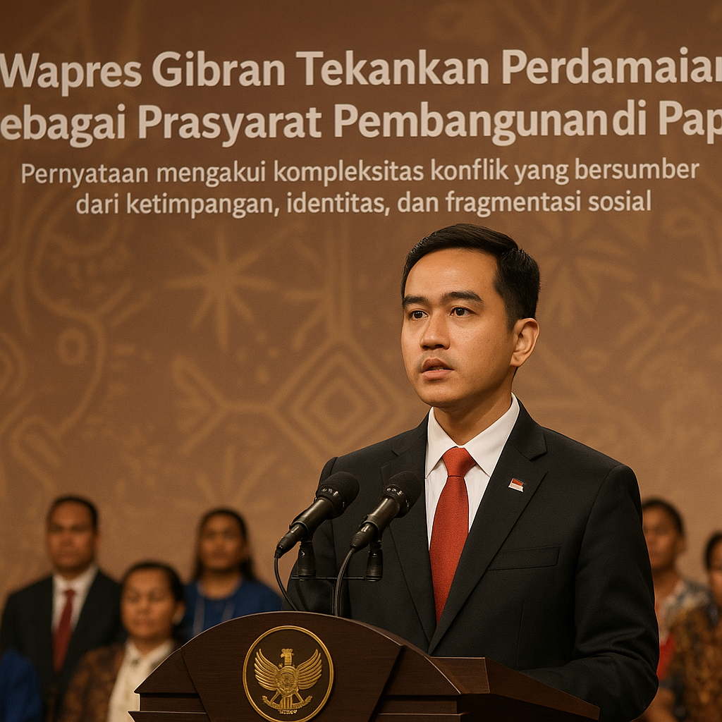 Wapres Gibran Tekankan Perdamaian sebagai Prasyarat Pembangunan di Papua pada Pembukaan Pesparawi