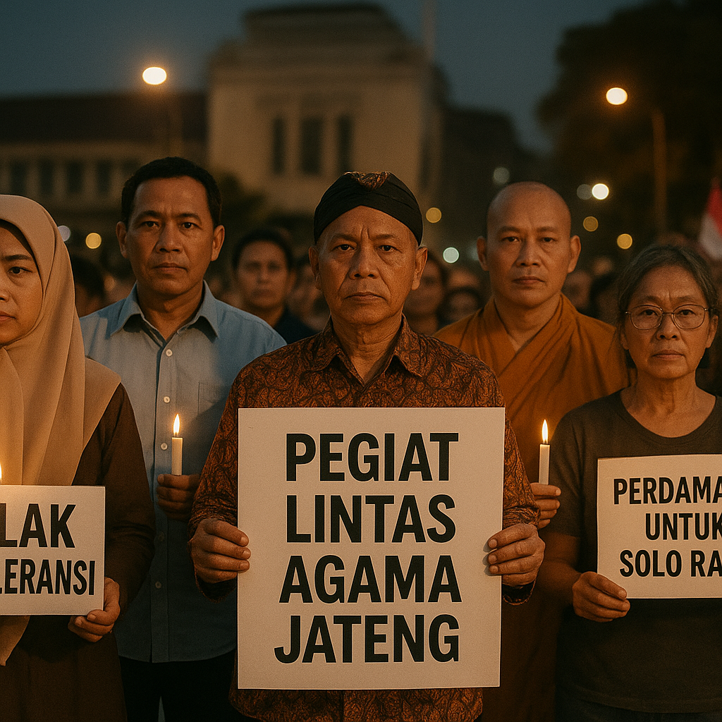 Pegiat Lintas Agama Jateng Kecam Intoleransi di Solo Raya