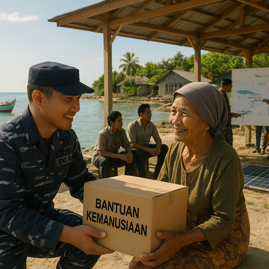 Strategi TNI AL Jaga Stabilitas di Kepulauan dengan Pendekatan 'Kemanusiaan dan Pembangunan'