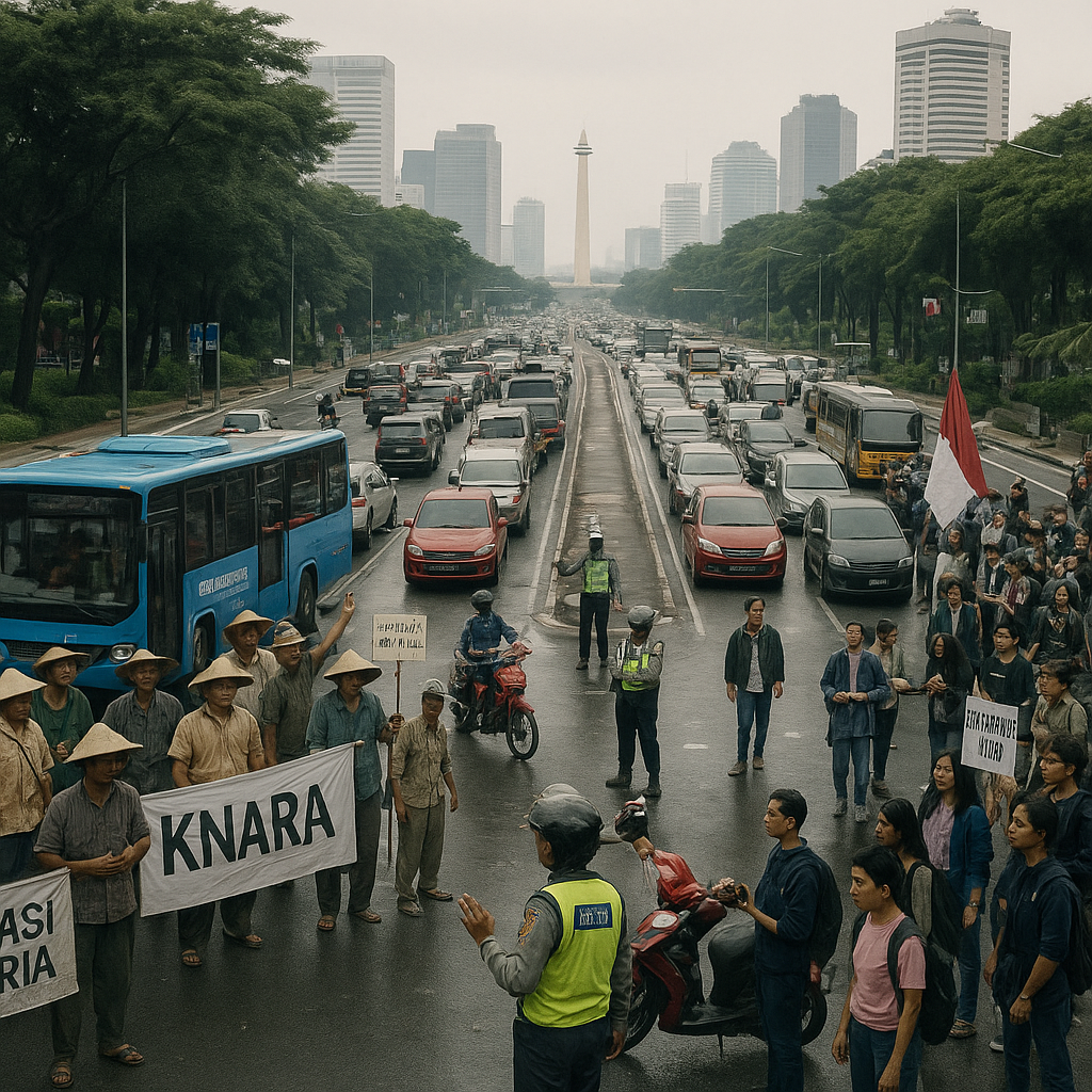 Ada Dua Demo di Jakarta Hari Ini, Waspada Potensi Macet di Beberapa Titik