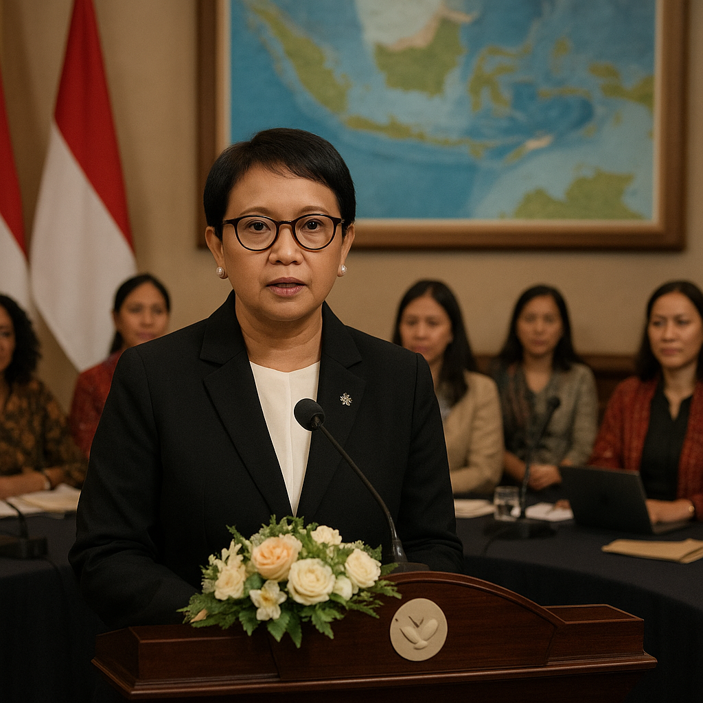 Menlu Retno: Perempuan Memainkan Peran Penting dalam Perdamaian dan Keamanan Global