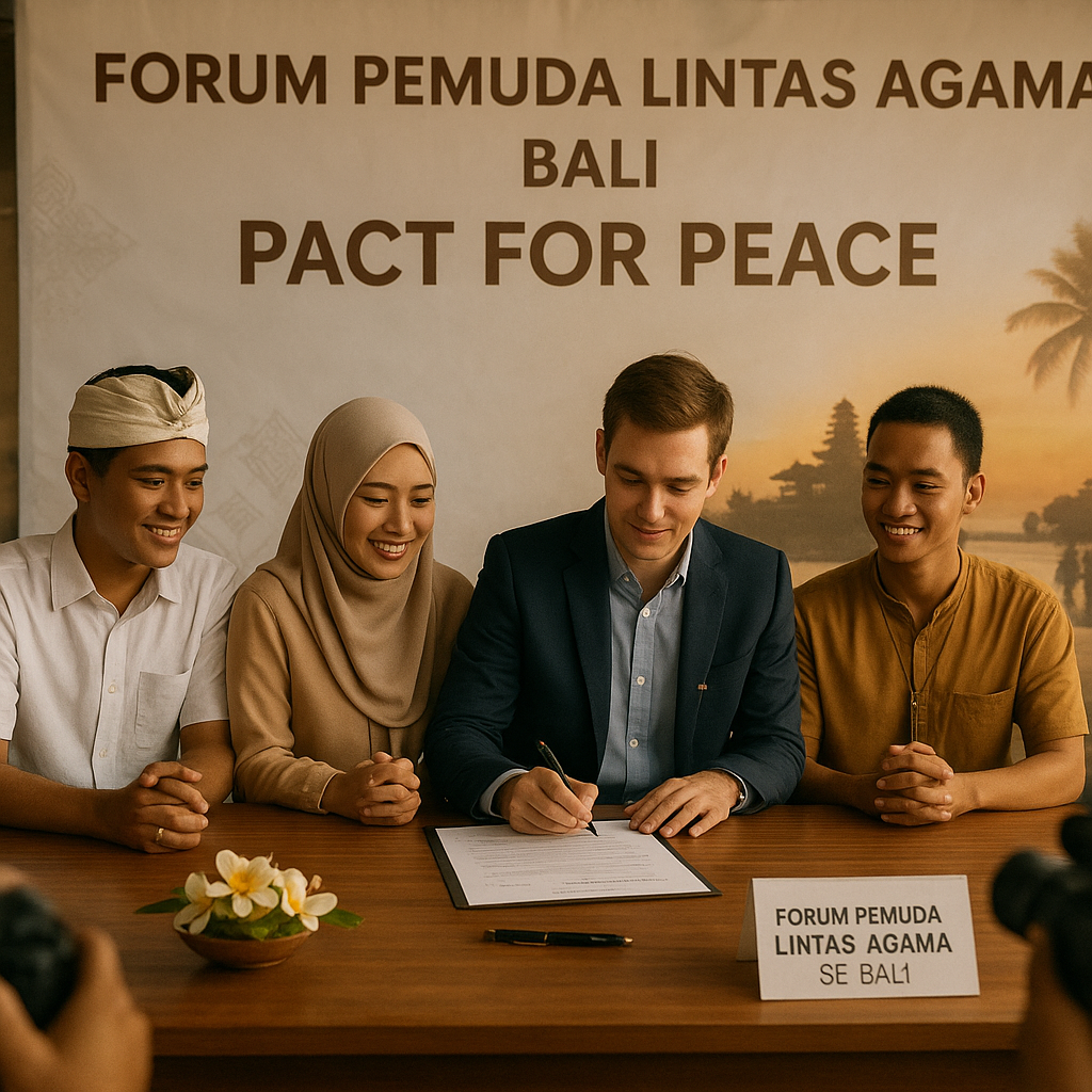 Forum Pemuda Lintas Agama di Bali Hasilkan 'Pact for Peace', Komitmen Jaga Kerukunan di Tengah Pariwisata