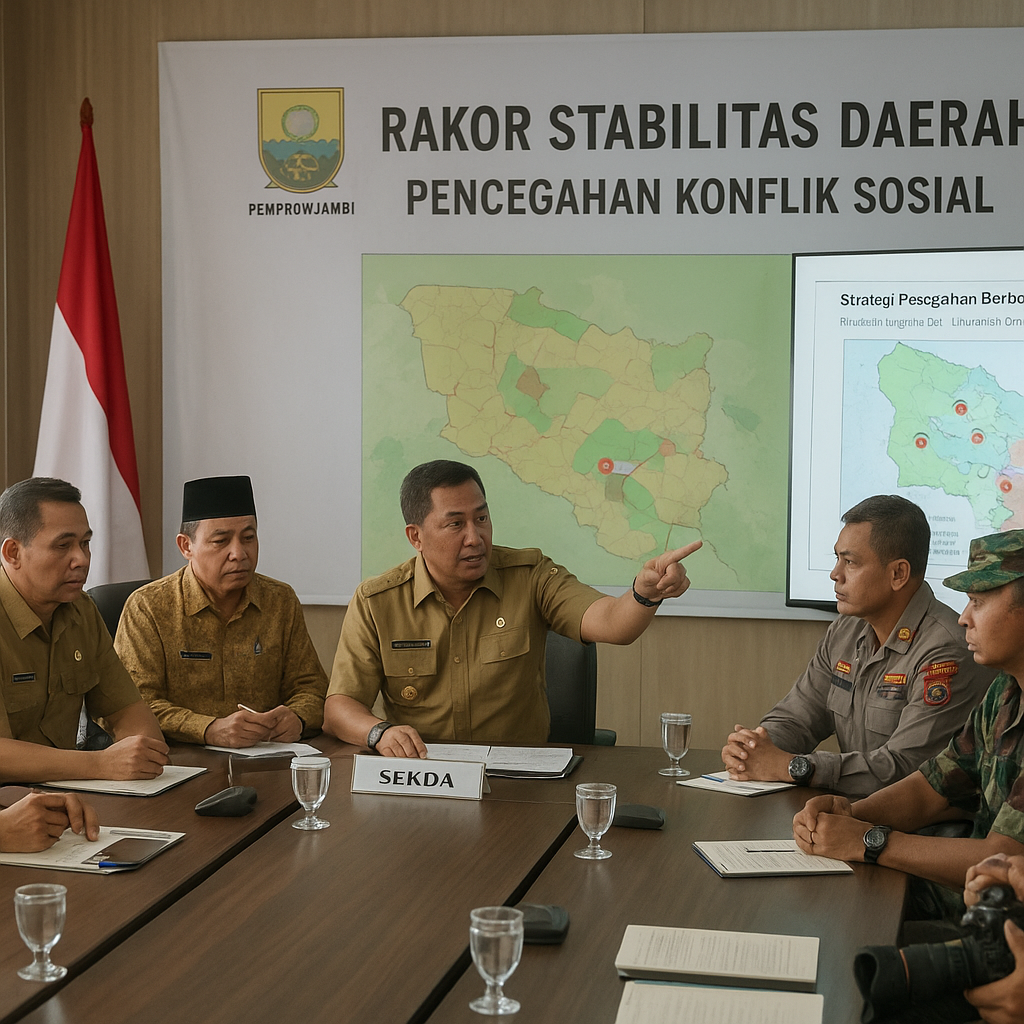 Pemprov Jambi Gelar Rakor Stabilitas Daerah, Fokus pada Pencegahan Konflik Sosial