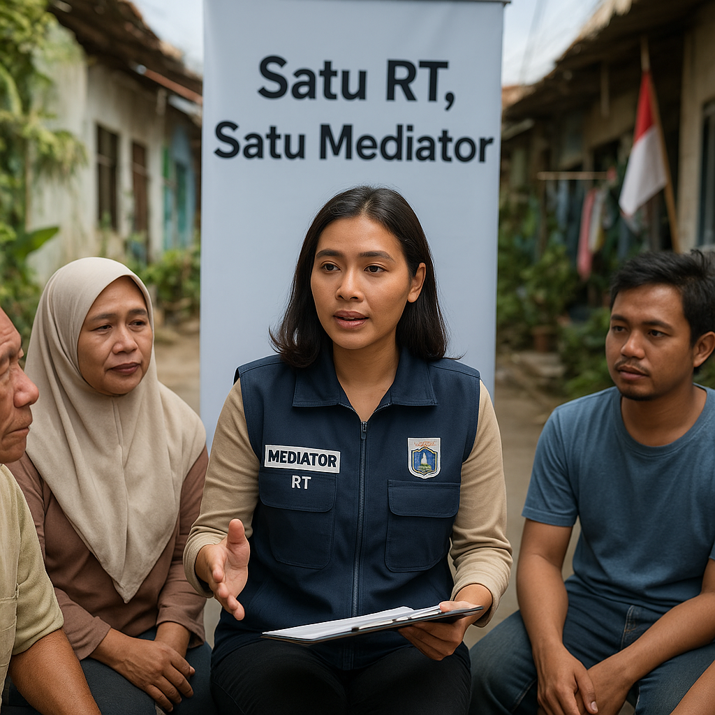Pemprov DKI Luncurkan Program 'Satu RT, Satu Mediator' untuk Atasi Konflik Warga di Level Terbawah
