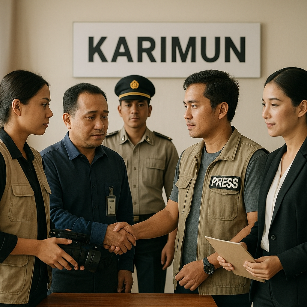 Kasus Pengancaman Terhadap Jurnalis di Karimun Berakhir Damai, Kondisi Kejiwaan Jadi Alasan