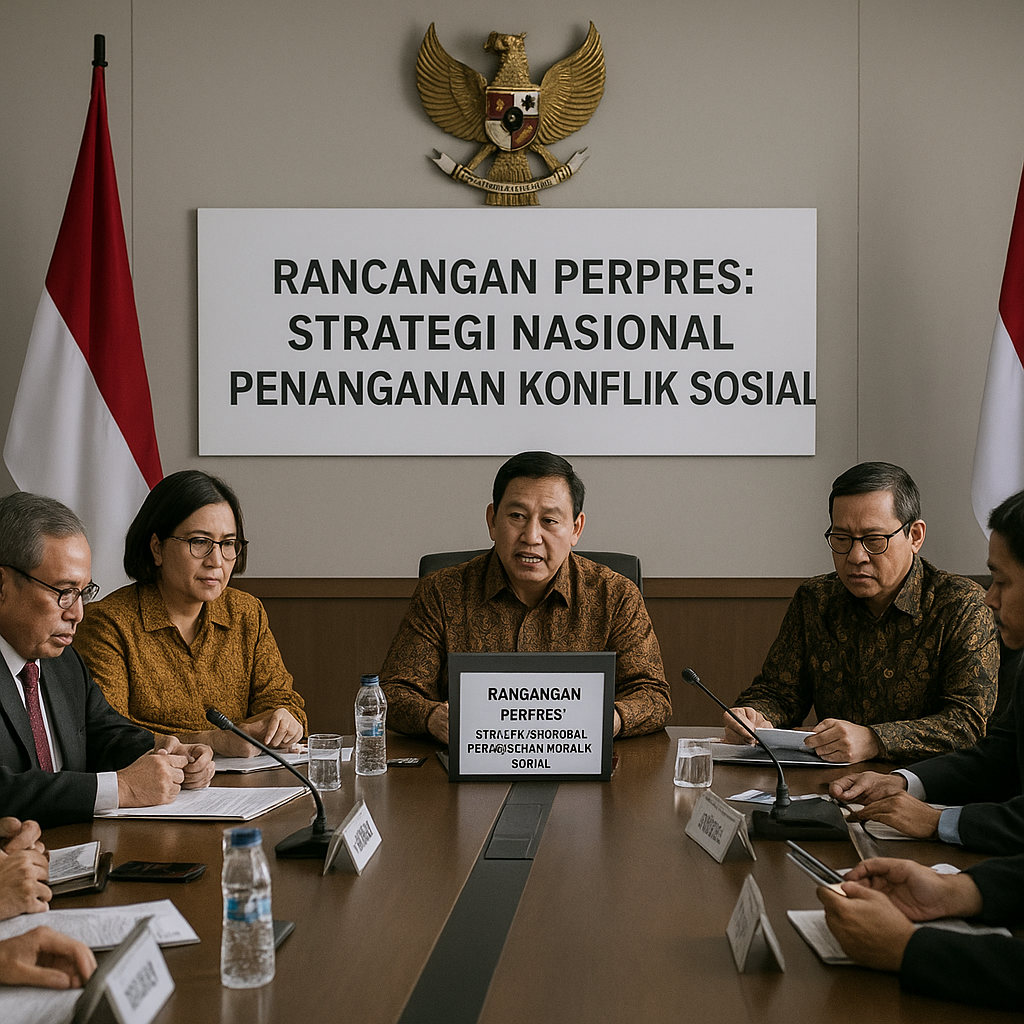 Kemenko Polhukam Kaji Rancangan Perpres tentang Strategi Nasional Penanganan Konflik Sosial