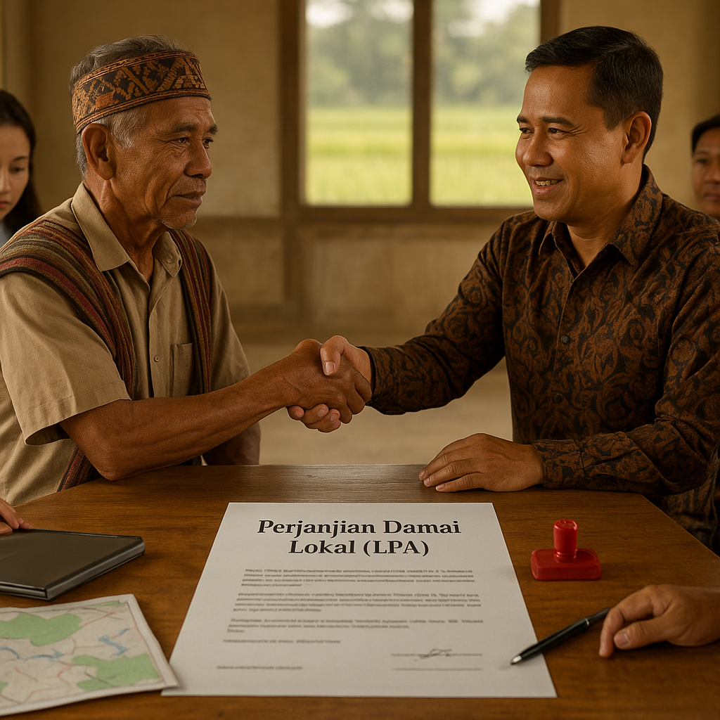 Studi UI: Mekanisme 'Local Peace Agreement' Lebih Efektif daripada Jalur Hukum Formal untuk Sengketa Adat