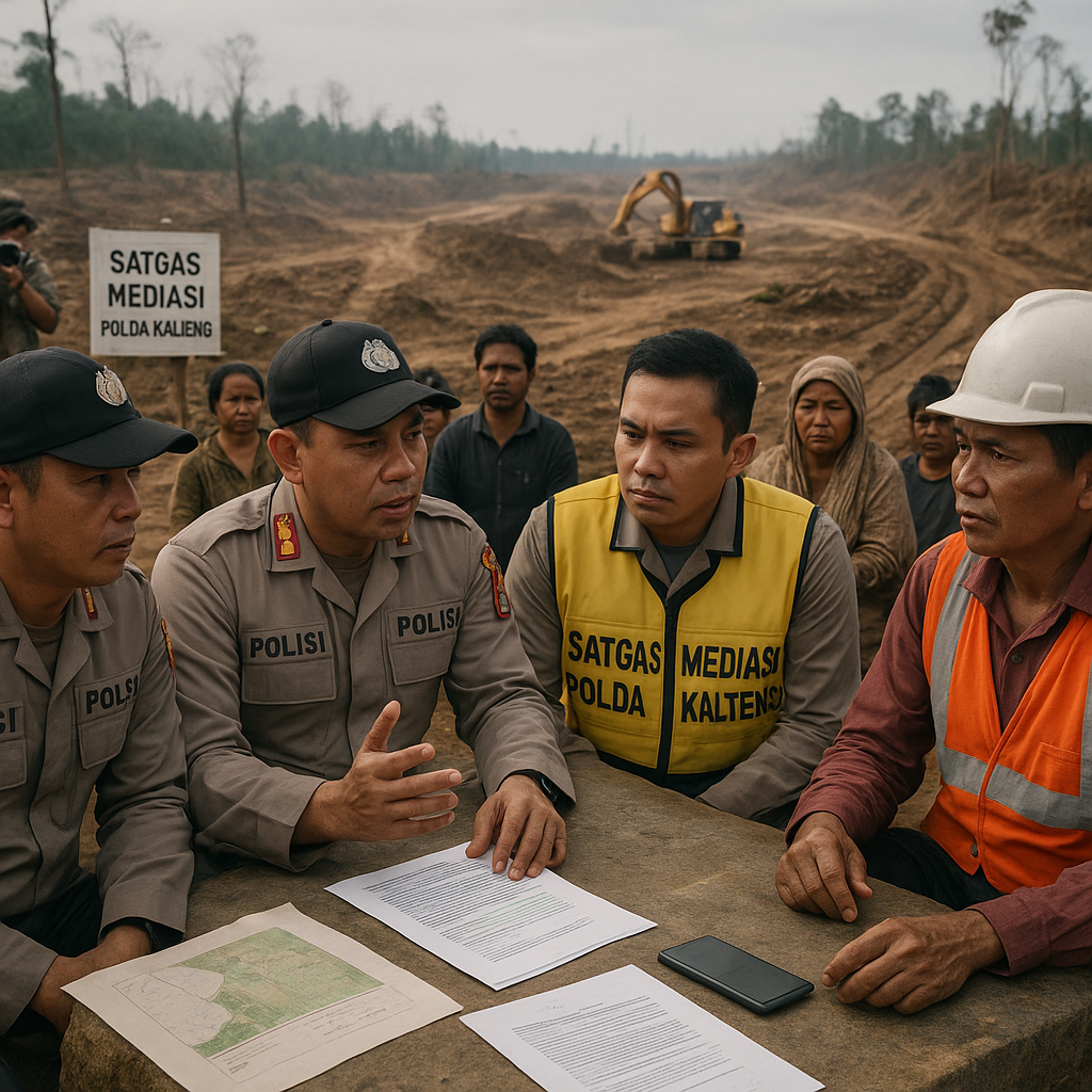 Pasca Kerusuhan Tambang, Polda Kalteng Bentuk Satgas Mediasi Perusahaan-Masyarakat