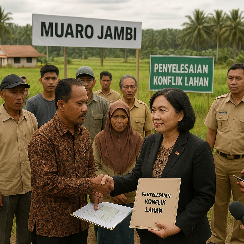 Menteri Transmigrasi Buka Jalan Penyelesaian Konflik Lahan 17 Tahun di Muaro Jambi