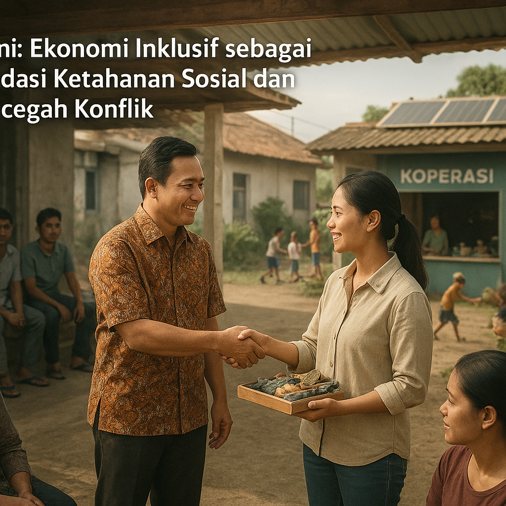 Opini: Ekonomi Inklusif sebagai Fondasi Ketahanan Sosial dan Pencegah Konflik