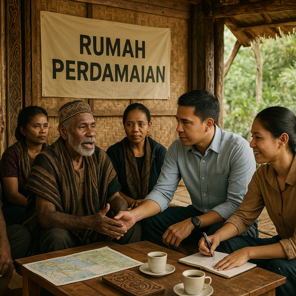 Program 'Rumah Perdamaian' di Papua Ditingkatkan untuk Memperkuat Dialog Antar-Kelompok
