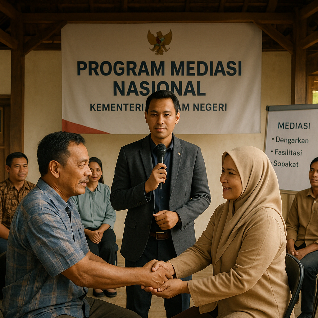 Pemerintah Luncurkan Program Mediasi Nasional untuk Penyelesaian Konflik Horizontal di Desa