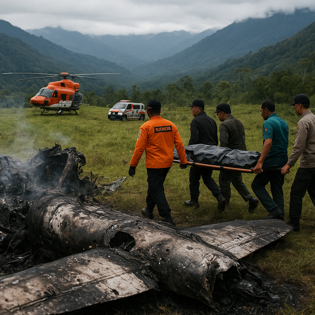 Jenazah Pilot AMA Air Berhasil Dievakuasi di Ketinggian 2.292 Mdpl